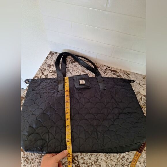 Diane Von Furstenberg black nylon large travel bag - Picture 10 of 11